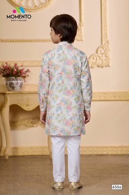  cotton off white floral festive wear momento fashions 2