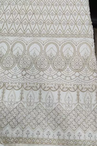 Classy white codding embroidery jodhpuri for men
