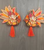 handmade multicolour traditional hanging for decoration hanging for festival toran home decor (pack of 2)