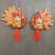 handmade multicolour traditional hanging for decoration hanging for festival toran home decor (pack of 2)