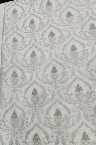 White classy silver embroidery jodhpuri for men