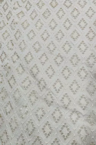 Beige color sequence dhaga embroidery jodhpuri for men designer bandhgala