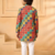red checkered ethnic festive wear momento fashions