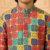 red checkered ethnic festive wear momento fashions