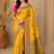 Mustard Color Zari Weaving Work Silk Blend Saree