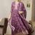 Light purple georgette full stitched wedding gowns upto 44