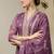 Light purple georgette full stitched wedding gowns upto 44