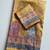 Mustard Color Zari Weavind Work Silk Blend Saree