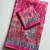 Rani Pink Color Zari Weavind Work Silk Blend Saree