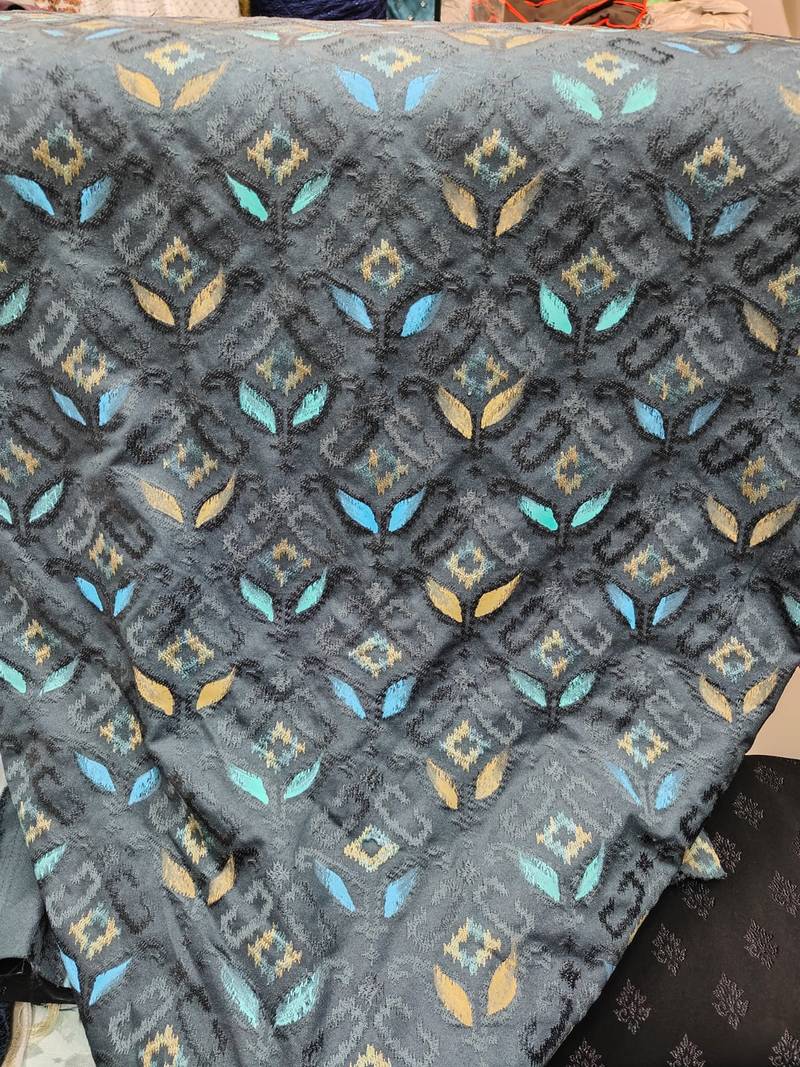 Grey color embroidery hand paint jodhpuri for men designer bandhgala ethnic wear