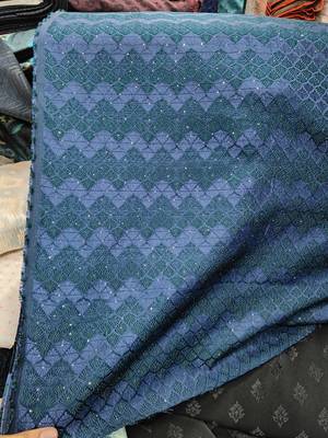 Blue color sequence jodhpuri for men designer bandhgala ethnic wear 3