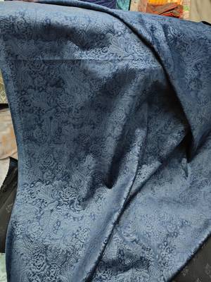 Blue color velvet jodhpuri for men designer bandhgala ethnic wear 3