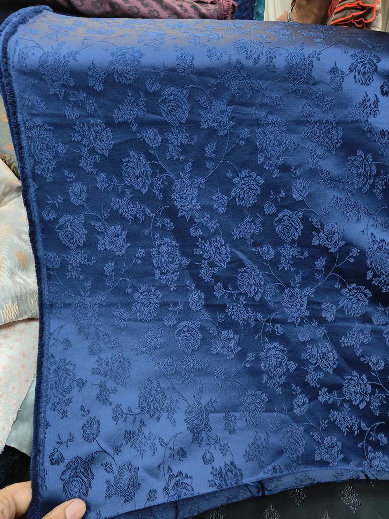 Blue weaving color jodhpuri for men designer bandhgala ethnic wear