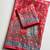 Red Color Zari Weavind Work Silk Blend Saree