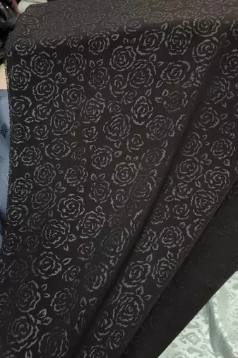 Black color imported flower jodhpuri for men designer bandhgala ethnic wear