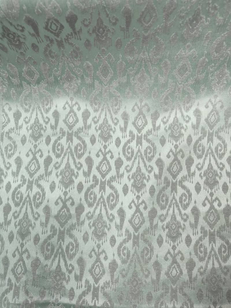 Grayish sea color batik weaving jodhpuri for men designer bandhgala ethnic wear