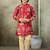 red boys kurta festive & wedding ethnic wear  momento fashions