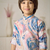 boys cotton kurta light pink with blue print festive ethnic wear