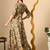 Ftdiva women's  embroidered anarkali yellow printed kurti in rayon