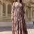 Ftdiva women's embroidemulticolor anarkali multicolor printed kurti in rayon