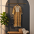 Ftdiva embroidered paisley print straight kurta in light yellow