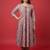 Ftdiva women embroidered printed aliya cut kurta in multicolor