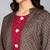 Ftdiva women's rayon anarkali kurti with jacket in deep pink ( anarkali kurti, party wear kurti, pink kurti )