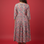 Ftdiva women embroidered printed aliya cut kurta in multicolor