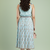 Ftdiva sleeveless anarkali kurta in light green