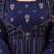 Ftdiva paisley printed anarkali kurta in blue
