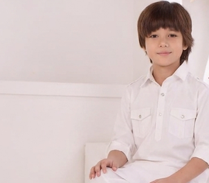 boys white pathani kurta traditional wear momento fashions