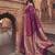 purple silk blend saree with blouse