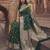 d green silk blend saree with blouse