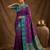 Purple silk blend saree with blouse