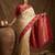 Off white silk blend saree with blouse