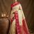 Off white silk blend saree with blouse