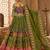Green Cotton Navratri Lehenga Choli With Dupatta