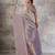 magenta kanchipuram silk blend saree with blouse