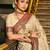 maroon banarasi silk blend saree with blouse
