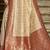 maroon banarasi silk blend saree with blouse