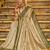 mehendi banarasi silk blend saree with blouse