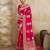 Pink silk blend saree with blouse