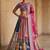 Dark Pink Navratri Lehenga Choli With Dupatta