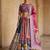 Dark Pink Navratri Lehenga Choli With Dupatta