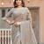 L brown linen saree with blouse