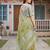 Pista linen saree with blouse