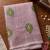 Lavender linen saree with blouse