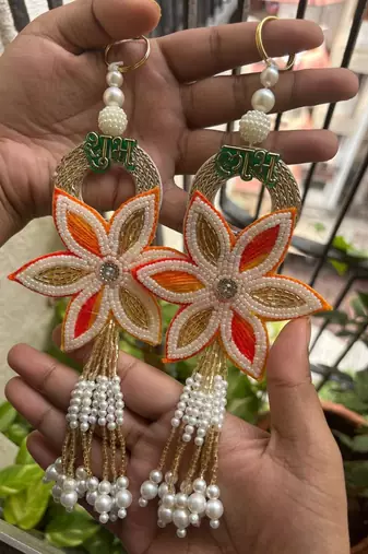 handmade multicolour traditional hanging for decorative hanging toran for home decor (pack of 2)