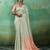 Pista linen saree with blouse