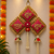 handmade multicolour traditional cushion hanginghanging toran for home decor (pack of 2)